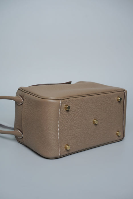 Hermes Lindy 26 in Etoupe Ghw (Brand New)