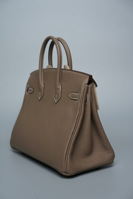 Hermes Birkin 25 in Etoupe Ghw (Brand New)