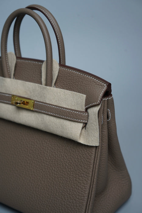 Hermes Birkin 25 in Etoupe Ghw (Brand New)