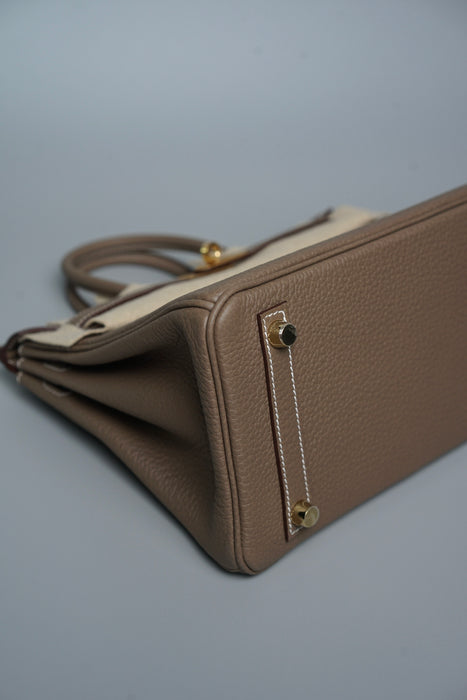 Hermes Birkin 25 in Etoupe Ghw (Brand New)