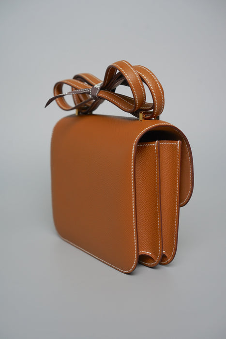 Hermes Constance 18 in Gold Epsom Ghw (Brand New)