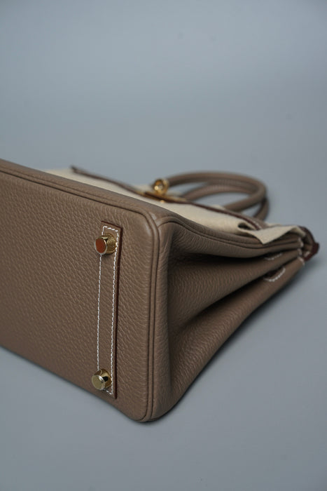 Hermes Birkin 25 in Etoupe Ghw (Brand New)