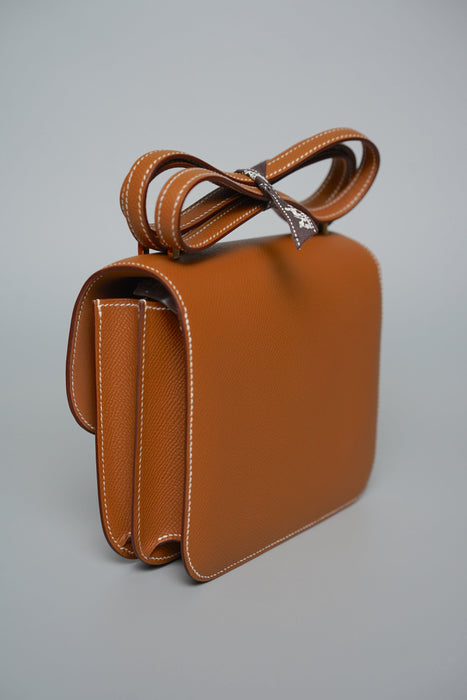 Hermes Constance 18 in Gold Epsom Ghw (Brand New)