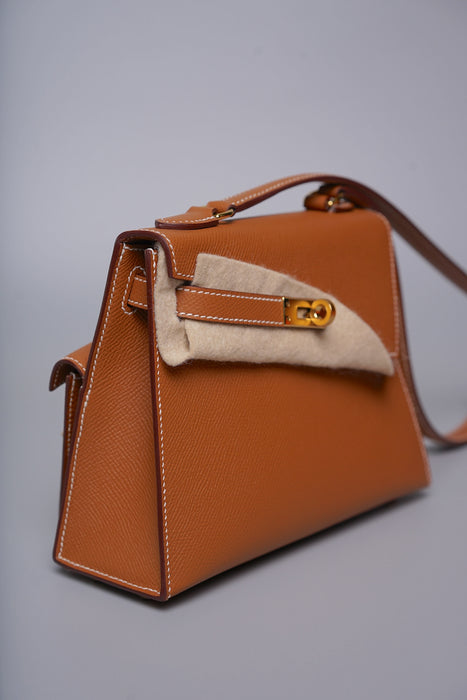 Hermes Kelly Desordre in Gold Epsom Ghw