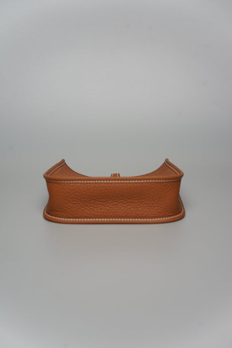 Hermes Mini Evelyne Short in Gold Phw (Brand New)