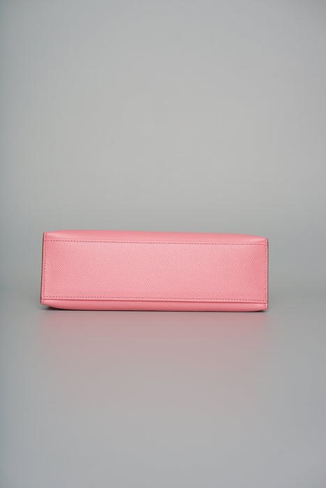 Hermes Kelly Pochette in Rose confetti in Epsom Phw