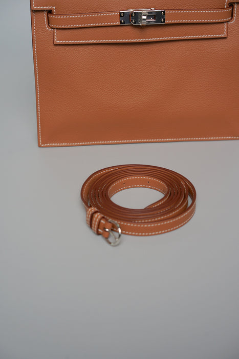 Hermes Kelly Danse in Gold Evercolor Phw (Brand New)