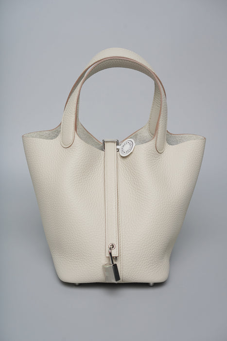 Hermes Picotin 18 in Beton Phw (Brand New)
