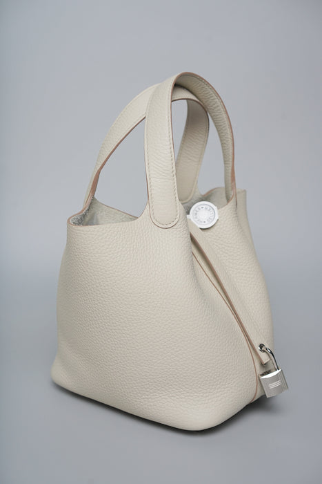 Hermes Picotin 18 in Beton Phw (Brand New)