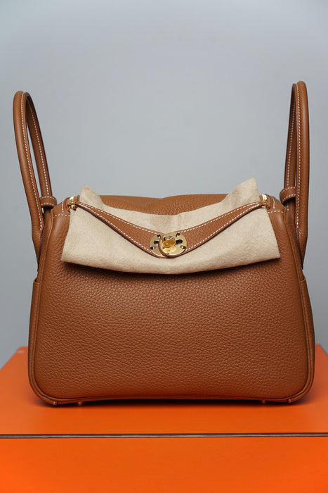 Hermes Lindy 26 in Gold Ghw (Brand New)