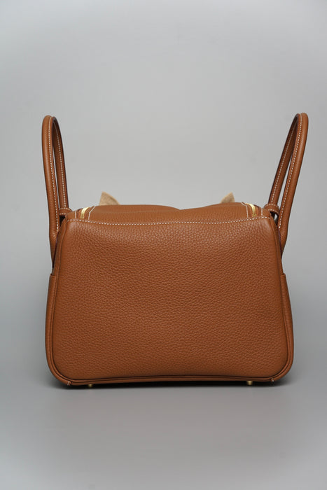 Hermes Lindy 26 in Gold Ghw (Brand New)