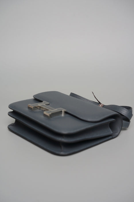Hermes Constance 18 in Gris Misty/Gris Fonce Epsom Phw (Brand New)