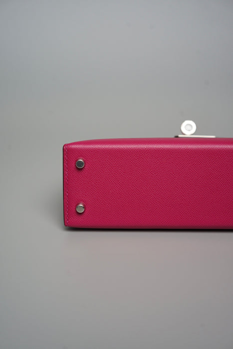 Hermes Kelly 20 Touch in Rose Pourpre Madame/Lizard Phw