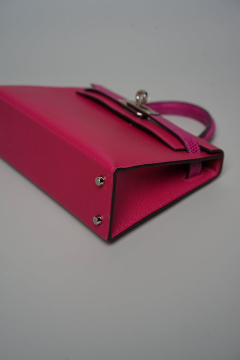 Hermes Kelly 20 Touch in Rose Pourpre Madame/Lizard Phw