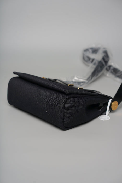 Hermes Mini Herbag in Noir Ghw (Brand New)