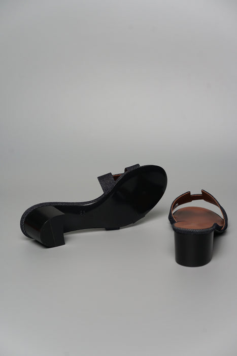 Hermes Oasis Sandals in Bleu Brut Denim Size 37.5 (Brand New)