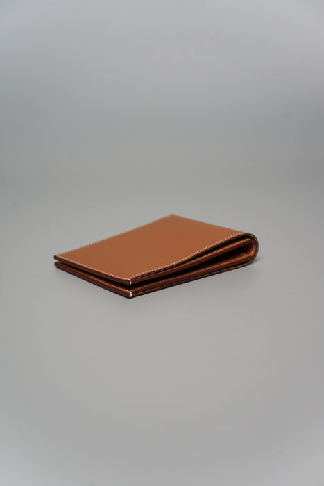 Hermes Citizen Twill Compact Card Holder in Gold (Brand New)