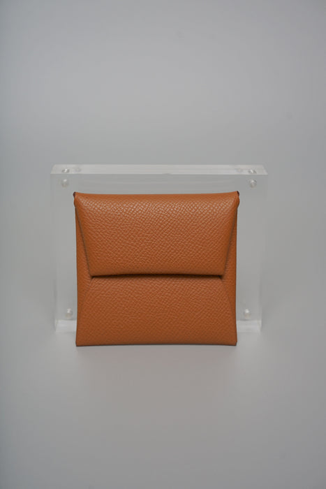 Hermes Bastia Coin Pouch in Gold Phw
