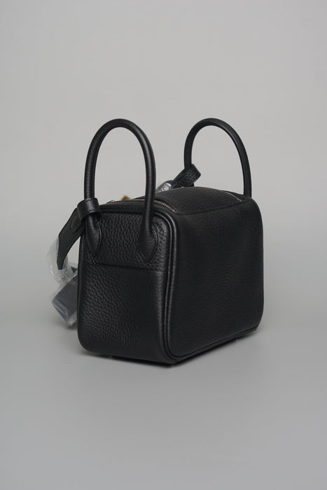 Hermes Mini Lindy in Black Phw (Brand New)