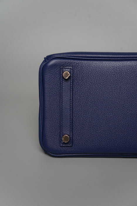 Hermes Birkin 25 Touch in Bleu Sapphire/Bleu Marine Alligator Rghw