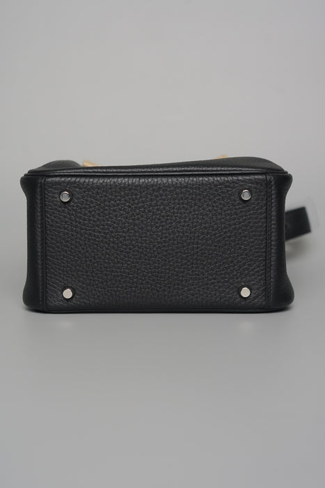 Hermes Mini Lindy in Black Phw (Brand New)