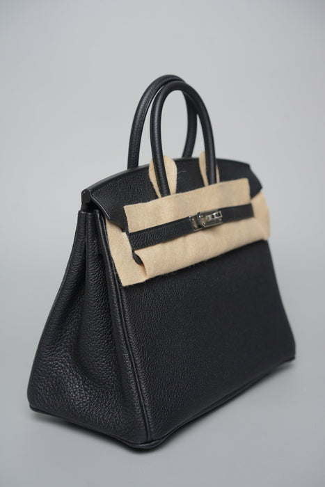 Hermes Birkin 25 in Noir Togo Phw (Brand New)