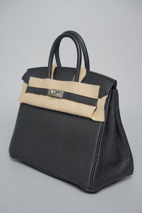 Hermes Birkin 25 in Noir Togo Phw (Brand New)