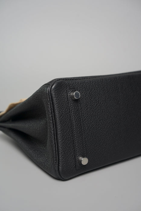 Hermes Birkin 25 in Noir Togo Phw (Brand New)
