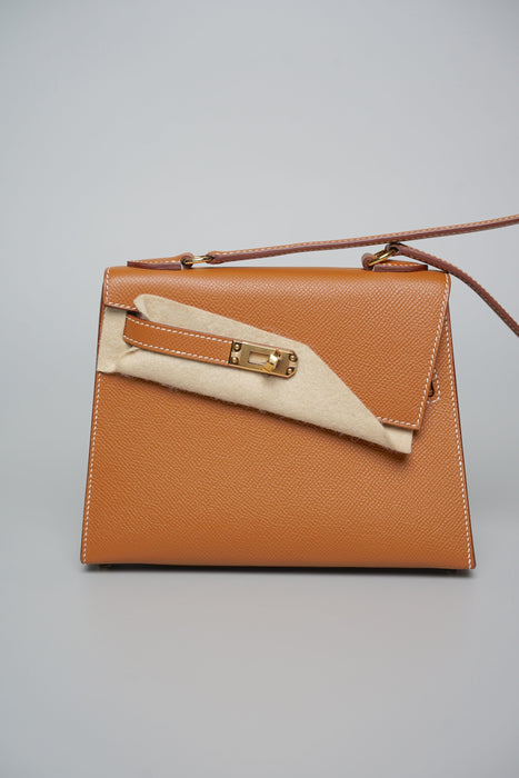 Hermes Kelly Desodre in Gold Epsom Phw