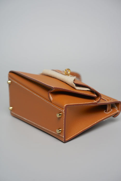 Hermes Kelly Desodre in Gold Epsom Phw