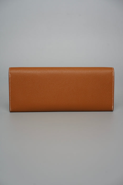Hermes Mallion To Go Wallet in Gold Ghw (Brand New)