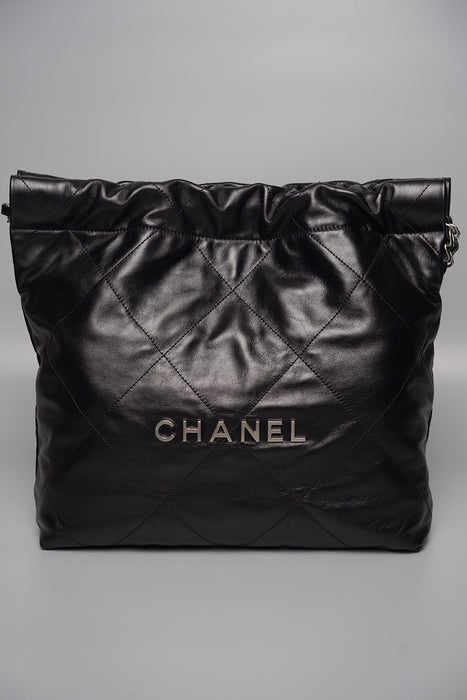 Chanel 22 Small in Black Shw