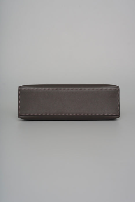 Hermes Kelly Pochette in Bai Brun Swift Ghw (Brand New)