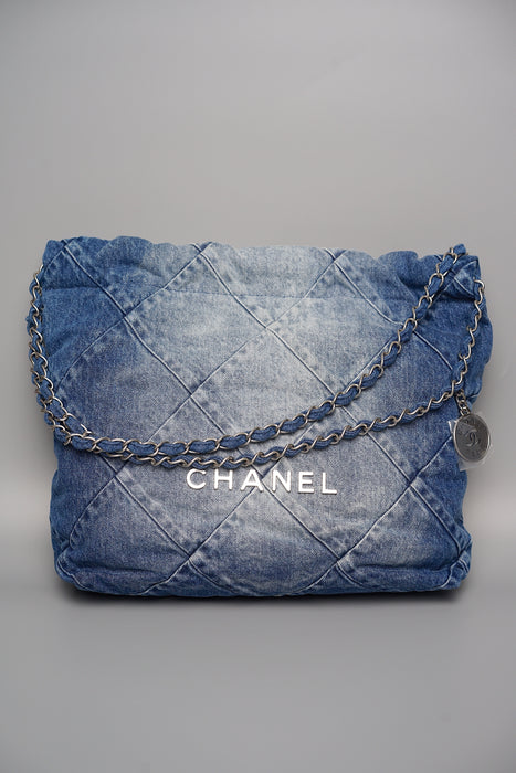 Chanel 22 Small in Denim (Brand New)