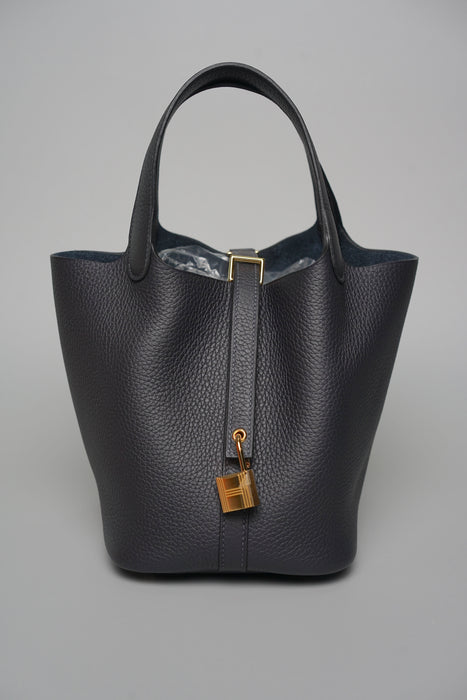 Hermes Picotin 18 in Caban Ghw (Brand New)