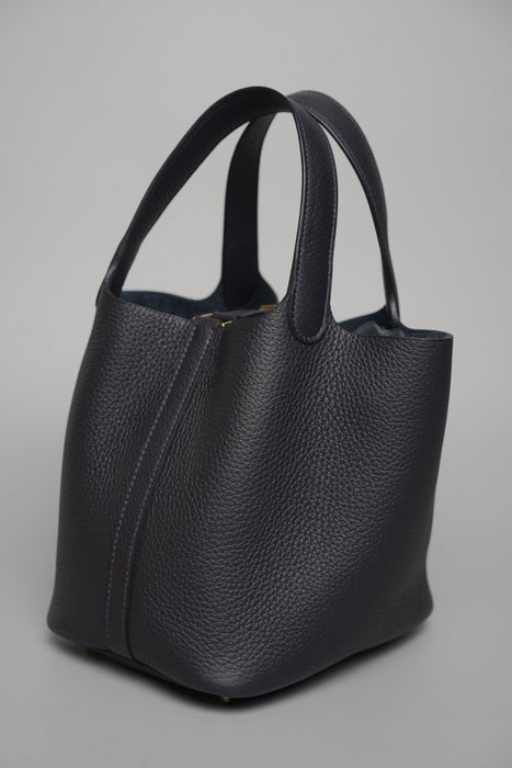 Hermes Picotin 18 in Caban Ghw (Brand New)