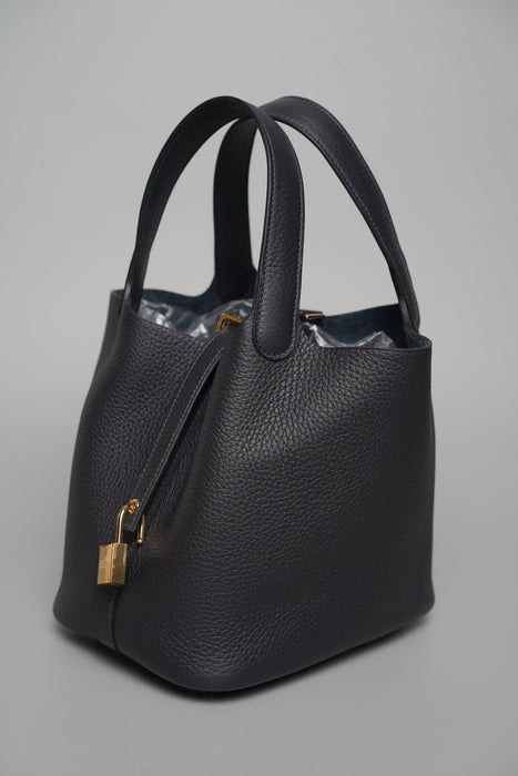 Hermes Picotin 18 in Caban Ghw (Brand New)