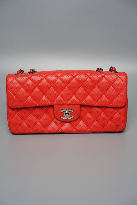 Chanel East West Flap in Red