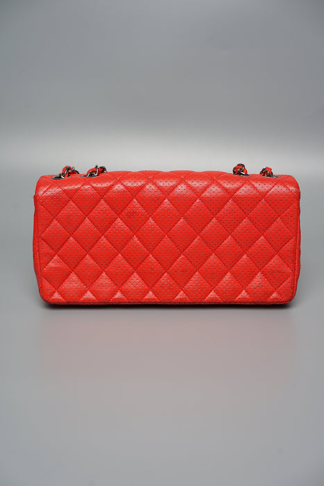 Chanel East West Flap in Red