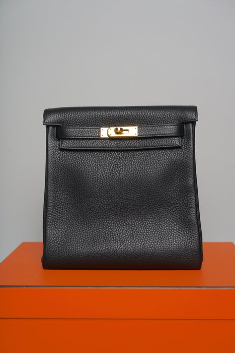 Hermes Kelly Ado in Noir Ghw (Brand New)