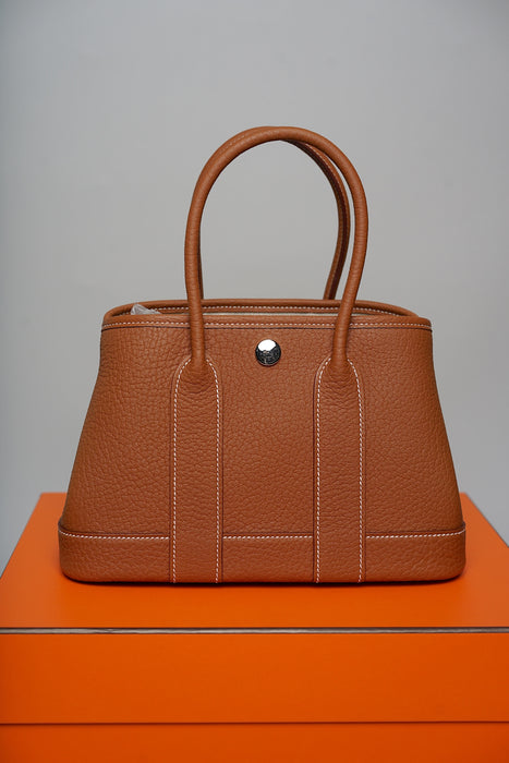 Hermes Mini Garden Party 23 in Gold Phw (Brand New)