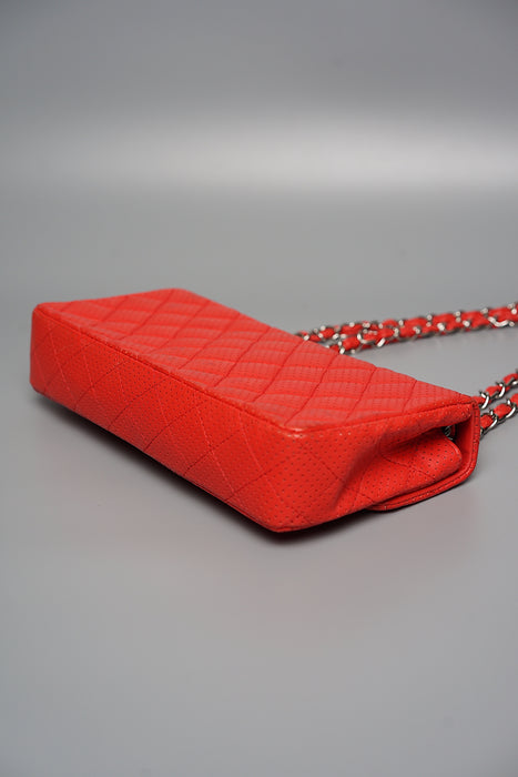 Chanel East West Flap in Red