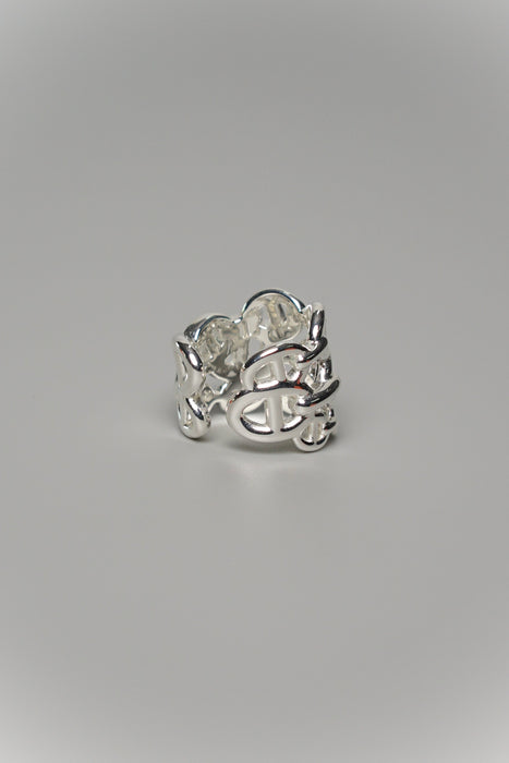 Hermes Chaine d'Ancre Enchainee Ring in Silver (Brand New)