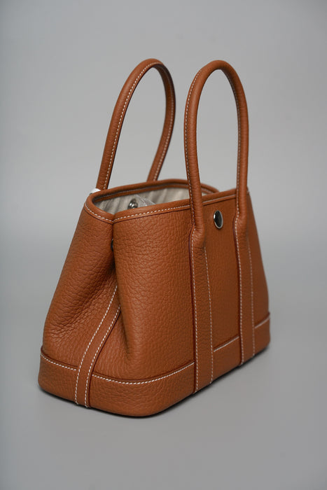 Hermes Mini Garden Party 23 in Gold Phw (Brand New)