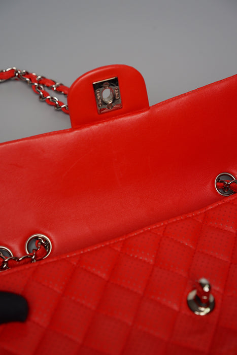 Chanel East West Flap in Red