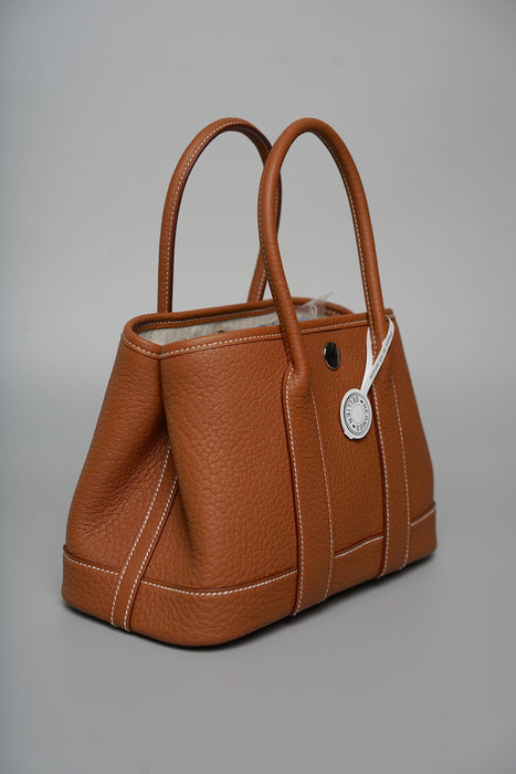 Hermes Mini Garden Party 23 in Gold Phw (Brand New)