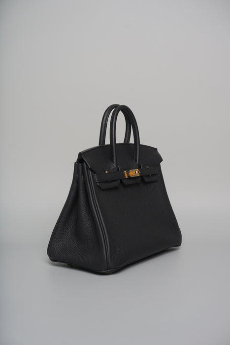 Hermes Birkin 25 in Noir Togo Ghw (Brand New)