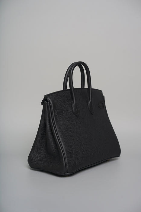 Hermes Birkin 25 in Noir Togo Ghw (Brand New)