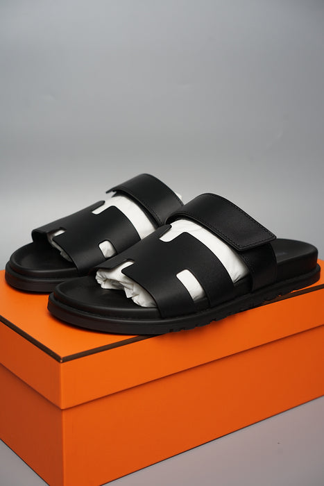 Hermes Chypre Sandals in Black Size 42 (Brand New)