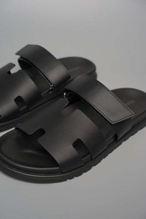 Hermes Chypre Sandals in Black Size 42 (Brand New)